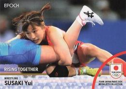 2024 EPOCH TEAM JAPAN PARIS MEDALISTS COLLECTION #17 須崎優衣(レスリング/女子フリースタイル50kg級) レギュラーカード