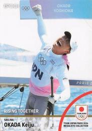 2024 EPOCH TEAM JAPAN PARIS MEDALISTS COLLECTION #23 岡田奎樹(セーリング/混合470級) レギュラーカード