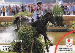 2024 EPOCH TEAM JAPAN PARIS MEDALISTS COLLECTION #30 北島隆三(馬術/総合馬術団体) レギュラーカード