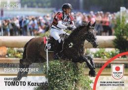 2024 EPOCH TEAM JAPAN PARIS MEDALISTS COLLECTION #31 戸本一真(馬術/総合馬術団体) レギュラーカード