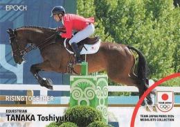 2024 EPOCH TEAM JAPAN PARIS MEDALISTS COLLECTION #32 田中利幸(馬術/総合馬術団体) レギュラーカード