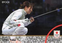 2024 EPOCH TEAM JAPAN PARIS MEDALISTS COLLECTION #43 上野優佳(フェンシング/女子フルーレ団体) レギュラーカード