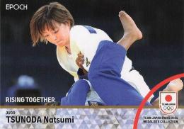 2024 EPOCH TEAM JAPAN PARIS MEDALISTS COLLECTION #56 角田夏実(柔道/女子48kg級) レギュラーカード