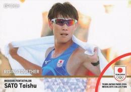 2024 EPOCH TEAM JAPAN PARIS MEDALISTS COLLECTION #75 佐藤大宗(近代五種/男子個人) レギュラーカード