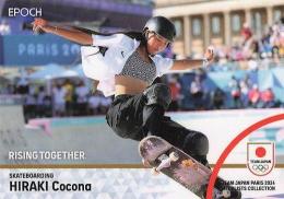 2024 EPOCH TEAM JAPAN PARIS MEDALISTS COLLECTION #80 開心那(スケートボード/女子パーク) レギュラーカード
