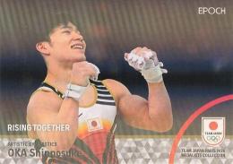 2024 EPOCH TEAM JAPAN PARIS MEDALISTS COLLECTION #4 岡慎之助(体操/男子個人総合) ホログラム版 インサートカード