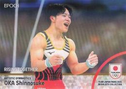 2024 EPOCH TEAM JAPAN PARIS MEDALISTS COLLECTION #8 岡慎之助(体操/男子団体総合) ホログラム版 インサートカード