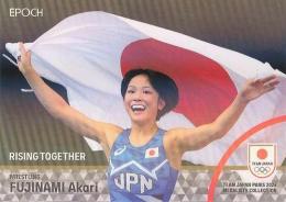 2024 EPOCH TEAM JAPAN PARIS MEDALISTS COLLECTION #18 藤波朱理(レスリング/女子フリースタイル53kg級) ホログラム版 インサートカード