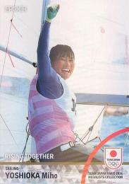 2024 EPOCH TEAM JAPAN PARIS MEDALISTS COLLECTION #24 吉岡美帆(セーリング/混合470級) ホログラム版 インサートカード