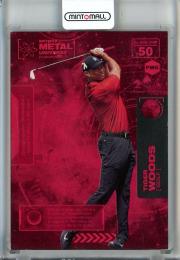 2021 Metal Universe Champions Tiger Woods Precious Metal Gems Red #50【056/150】