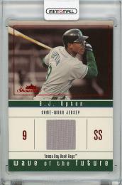 【表面若干白欠けあり】2005 FLEER Showcase  B.J. Upton Game Worn Jersey 459/610