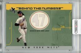 【表面キズあり】2003 FLEER E-X  Tom Glavine Game Worn Jersey
