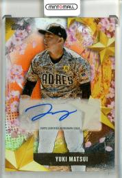 2025 Topps Series 1 Tokyo Series Yuki Matsui Stars of Japan Autographs Orange【13/25】 San Diego Padres