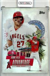 2025 Topps Series 1 Mike Trout Home Field Advantage Los Angeles Angels