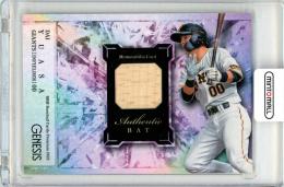 2022 BBM GENESIS 湯浅大 メモラビリアカード バット 200枚限定【041/200】読売ジャイアンツ