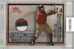 2004 FLEER SWEET SIGS Sweet Stitches Patch Black / Manny Ramirez Boston Red Sox 【06/27】