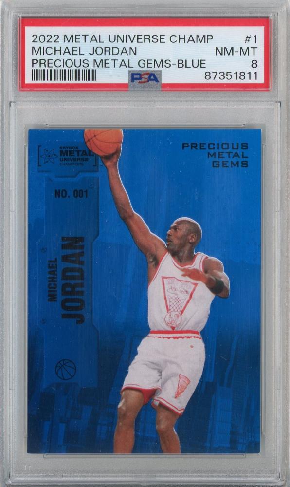 ミントモール / MINT 吉祥寺店 / 2022 SKYBOX Metal Universe Champion Michael Jordan #1  Precious Metal Gems Blue 50/50 Last No.【PSA8】