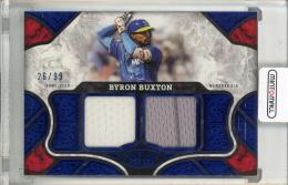 2024 Topps Tier One Byron Buxton Relics Dual Relic #T1RBB【26/99】 Minnesota Twins