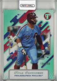 2025 Topps Pristine Kyle Schwarber Aqua Pristine Refractors #144【154/199】 Philadelphia Phillies