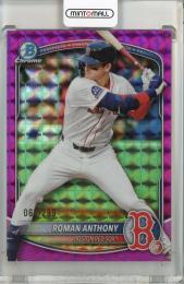 2025 Bowman Chrome Roman Anthony Prospects Fuchsia Geometric Refractors #BCP167【060/299】 Boston Redsox