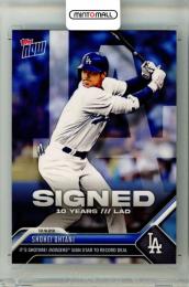 2023 Topps Now Shohei Ohtani #OS-21 Its Shotime Dodgers Sign Star To Record Deal Dodgers