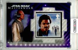 2020 Topps Star Wars Masterwork Lobot #SC-LL Stamp Relic Purple Parallel【32/50】