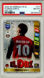 2025-26 Panini Adrenalyn XL Florian Wirtz #417 FIFA365《PSA8》
