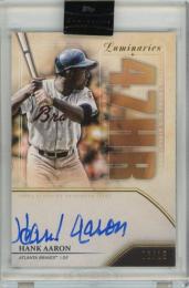 2020 Topps Luminaries Hank Aaron Home Run Kings Autographs #HRKHA【06/15】