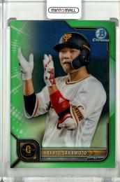 2022 Topps Bowman NPB 坂本勇人 Chrome Green Refractor【71/99】 読売ジャイアンツ