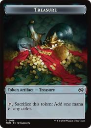 Foil】《宝物トークン/Treasure token》(旧正月プロモ)[流星
