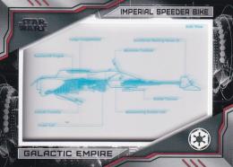 2019 Topps Star Wars Skywalker Saga  Imperial Speeder Bike Commemorative Blueprints Relics 062/250