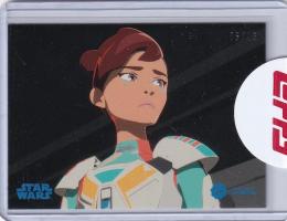 2019 Topps Star Wars Authentics Autographs Series 2  Torra Doza Base Trading Cards Blue (パラレル版) 05/25