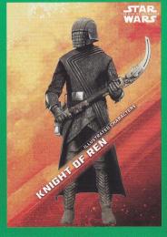 2019 Topps Star Wars The Rise of Skywalker Series 1  Knight of Ren Illustrated Characters Green(パラレル版) 081/299