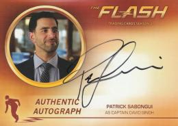 2017 The Flash Season 2 Autographs #PS Patrick Sabongui as Captain David Singh