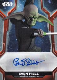 2020 Topps Star Wars Holocron Series  Blair Bess as Even Piell Autographs Orange(パラレル版) 18/25