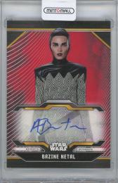 2021 TOPPS Star Wars Bounty Hunters Autographs Red / ANNA BREWSTER as BAZINE NETAL 【01/10】