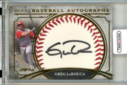 2022 EPOCH 外国人OB選手会カードセット 広島 グレッグ・ラロッカ 直筆ボールサインカード(1stナンバー!) 01/12