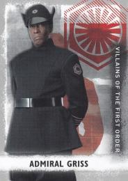 2020 Topps Star Wars The Rise of Skywalker Series 2  Admiral Griss Villains of The First Order Silver(パラレル版) 17/25