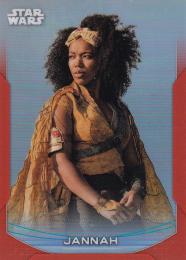 2020 Topps Star Wars Chrome Perspectives Resistance vs. The First Order  Jannah Base First Order REFRACTOR Orange(パラレル版) 12/25