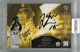 2020 BBM 阪神タイガース 西純矢 直筆サインカード(RC)【18/35】