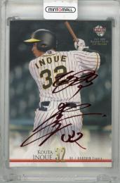 2021 BBM 1stバージョン 井上広大 赤箔サインカード【13/25】 阪神タイガース