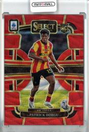 2023-24 Panini Select Serie A Patrick Dorgu Terrace RC/Red Wave/#88【41/49】 US Lecce