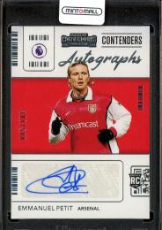 2021-22 Panini Chronicles Soccer Emmanuel Petit Contenders Autographs/#CA-EP【300/500】 Arsenal