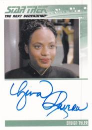 2016 RITTENHOUSE Star Trek The Next Generation Portfolio Prints Series 2 Bordered Autograph Gina Ravera as Ensign Tyler