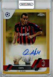 2022-23 Topps Chrome UEFA Club Competitions Cafu Chrome Autographs/Gold Refractors/#CA-C【31/50】 AC Milan