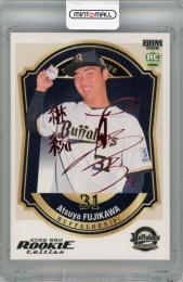 2026 BBM ルーキーエディション 藤川敦也 赤箔サインカード【04/31】 オリックス・バファローズ