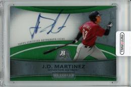 【サイン焼けあり】2010 TOPPS Bowman Platinum  J.D. Martinez Autograph 183/199