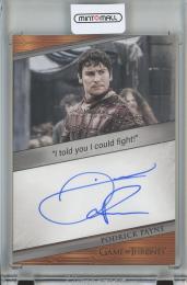 2023 Rittenhouse Game of Thrones art&images  Daniel Portman as Podrick Payne Autograph/Quotable