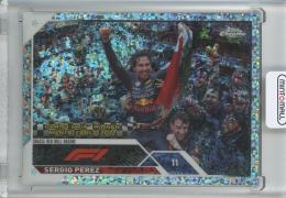 2023 Topps Chrome Fomula 1 Racing  Sergio Perez Base/Grand Prix Winnners/Mini diamond/#150 149/299