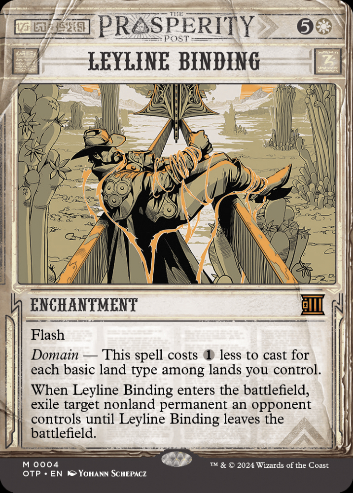 MTG 力線の束縛　4枚 MTG 力線の束縛通常版4枚セット